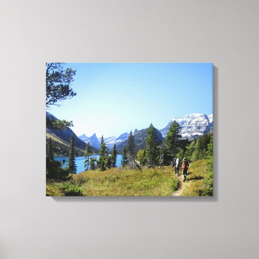 Stoney Indian Pass Trail - Glacier National Park Canvas Afdruk (Voorkant)