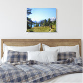 Stoney Indian Pass Trail - Glacier National Park Canvas Afdruk (Insitu (Slaapkamer))