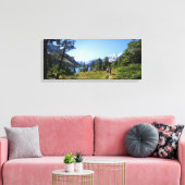 Stoney Indian Pass Trail - Glacier National Park Canvas Afdruk (Insitu (Woonkamer))