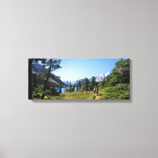 Stoney Indian Pass Trail - Glacier National Park Canvas Afdruk (Voorkant)