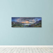 Stoney Pass Sunset - Colorado Trail Canvas Afdruk (Insitu (Houten vloer))
