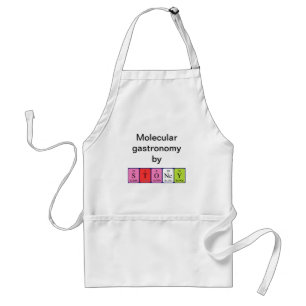 Stoney periodieke table name apron standaard schort