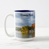 Stoney Point, Higgins Lake Tweekleurige Koffiemok (Links)