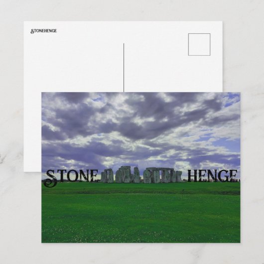Stongehenge Salisbury Briefkaart (Voorkant / Achterkant)
