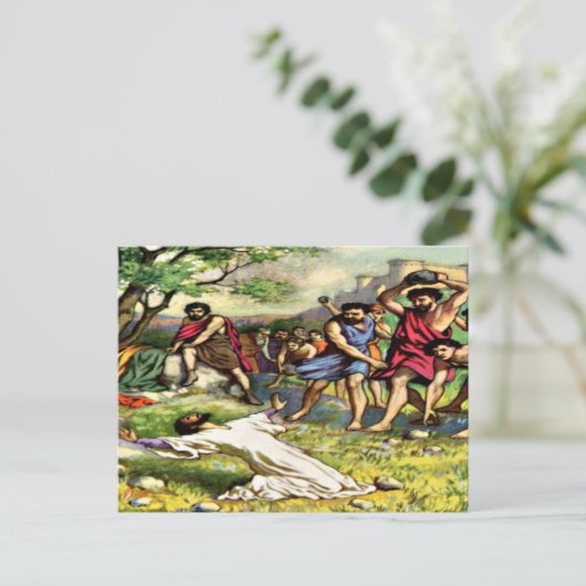 Stoning Briefkaart (Staand voorkant)