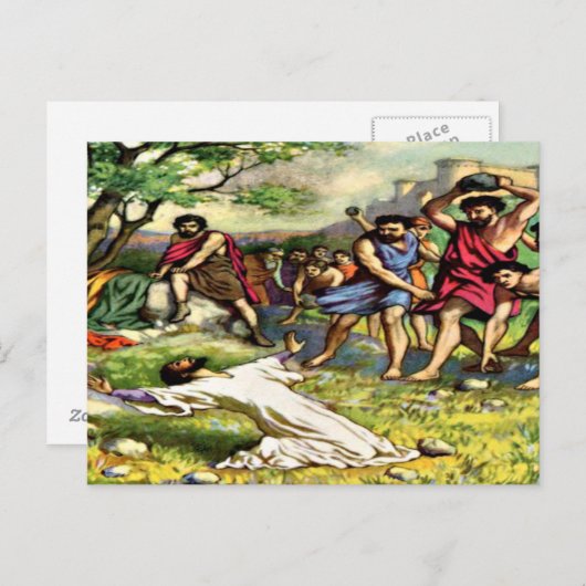 Stoning Briefkaart (Voorkant / Achterkant)