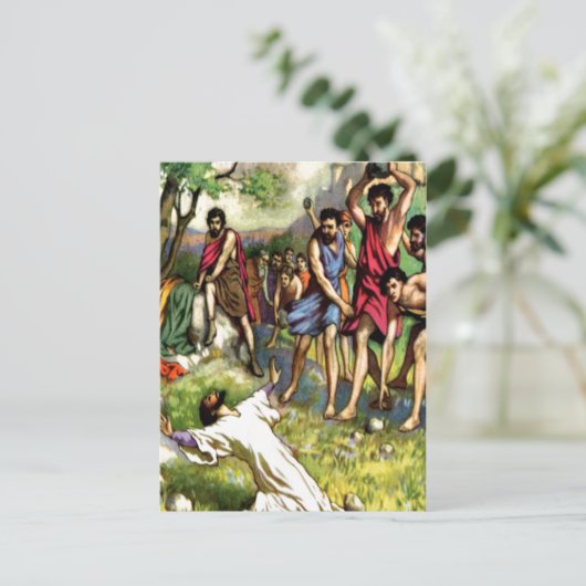 Stoning Briefkaart (Staand voorkant)