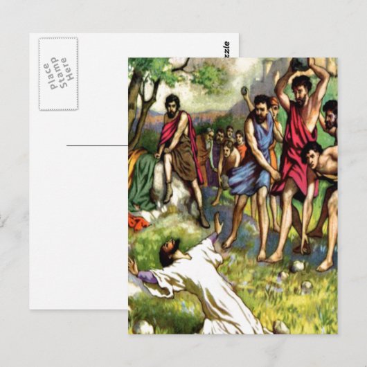 Stoning Briefkaart (Voorkant / Achterkant)