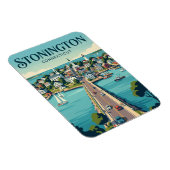 Stonington Borough Connecticut Magneet (Rechterzijde)