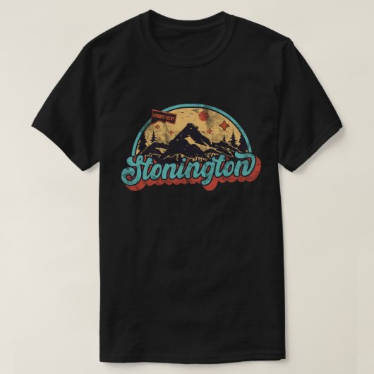 Stonington, Connecticut T-shirt (Design voorkant)