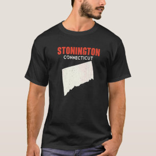 Stonington Connecticut USA State America Travel Co T-shirt