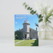 Stonington Harbor Lighthouse, Briefkaart Connectic (Staand voorkant)