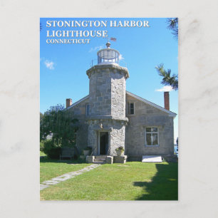 Stonington Harbor Lighthouse, Briefkaart Connectic