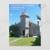 Stonington Harbor Lighthouse, Briefkaart Connectic (Voorkant)