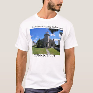Stonington Harbor Lighthouse, Connecticut T-Shirt