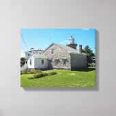 Stonington Harbor Lighthouse, CT Canvas Print (Voorkant)