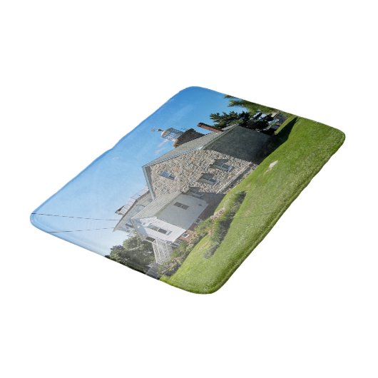 Stonington Harbour Lighthouse, Connecticut Bath Ma Badmat (Gekanteld)