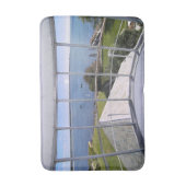 Stonington Harbour Lighthouse, Connecticut Bath Ma Badmat (Voorkant Verticaal)