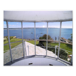 Stonington Harbour-vuurtoren, foto van Connecticut Foto Afdruk