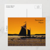 Stonington Silhouette Briefkaart (Voorkant / Achterkant)