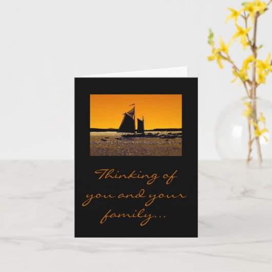 Stonington Silhouette Kaart (Gele Bloem)