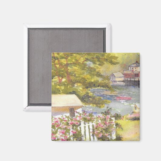 stonington uitzicht magnet (Voorkant / Achterkant)