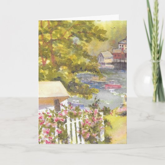 Stonington Uitzicht Wenskaart Kaart (Voorkant)