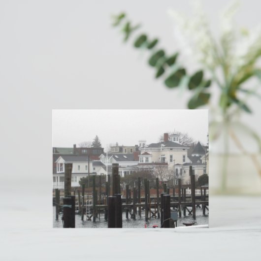 stonington vanaf de dok briefkaart (Staand voorkant)