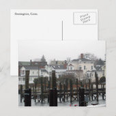 stonington vanaf de dok briefkaart (Voorkant / Achterkant)