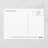 stonington vanaf de dok briefkaart (Achterkant)