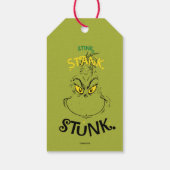 Stonk Stonkte Gestonken Meneer Grinch Cadeaulabel (Achterkant)