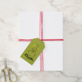 Stonk Stonkte Gestonken Meneer Grinch Cadeaulabel (Met Touw)
