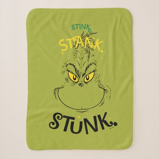 Stonk Stonkte Gestonken Meneer Grinch Sherpa Deken (Voorkant)