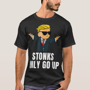 Stonken gaan alleen naar Wall Street Bets Meme Tra T-shirt