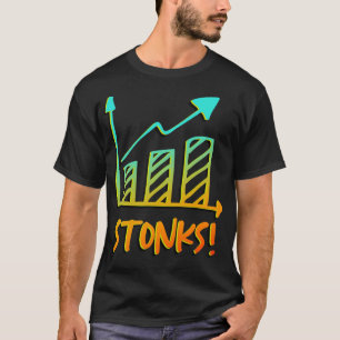 Stonks Grappige Aandelen Beurs Financiering Trader T-shirt
