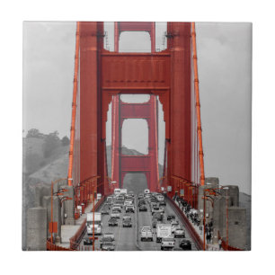 STONNEN! GOLDEN GATE BRIDGE CALIFORNIA USA TEGELTJE