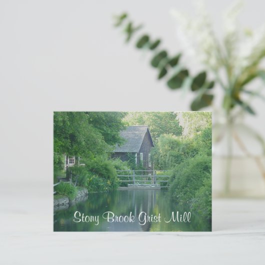 Stony Brook Grist Mill - Cape Cod Mass Post Card Briefkaart (Staand voorkant)