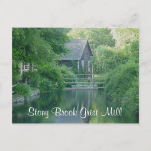 Stony Brook Grist Mill - Cape Cod Mass Post Card Briefkaart