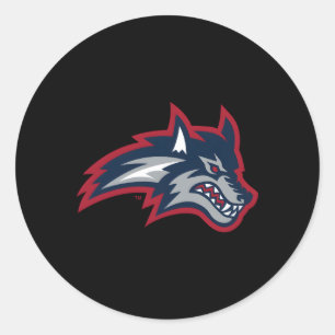 Stony Brook Seawolves Icon Ronde Sticker