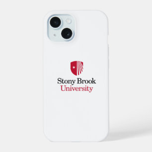 Stony Brook Universiteit Wordmark iPhone 15 Case
