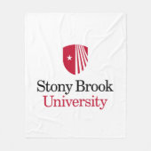 Stony Brook University | Woordmerk Fleece Deken (Voorkant)