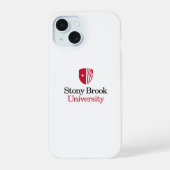 Stony Brook University | Woordmerk iPhone 15 Case (Achterkant)