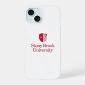 Stony Brook University | Woordmerk iPhone 15 Case (Achterkant)