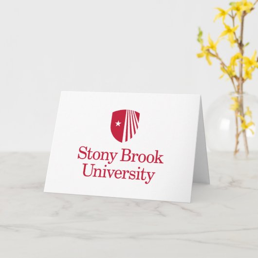 Stony Brook University | Woordmerk Kaart (Gele Bloem)
