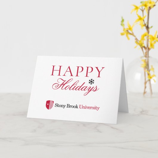 Stony Brook University | Woordmerk Kaart (Gele Bloem)