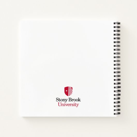 Stony Brook University | Woordmerk Notitieboek (Achterkant)