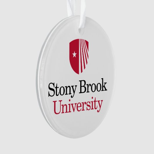 Stony Brook University | Woordmerk Ornament (voorkant)