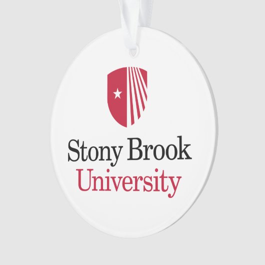 Stony Brook University | Woordmerk Ornament (voorkant)