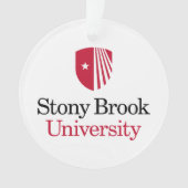 Stony Brook University | Woordmerk Ornament (voorkant)