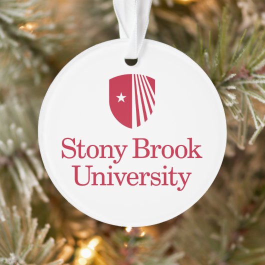Stony Brook University | Woordmerk Ornament (Boom)